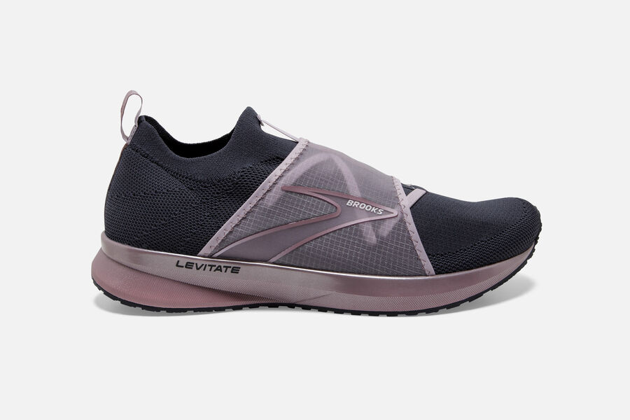 Brooks Running Shoes Womens Black/Pink - Levitate 4 LE Road - 6180-GFULS